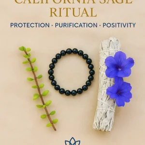 Black Onyx Bracelet California Sage Combo