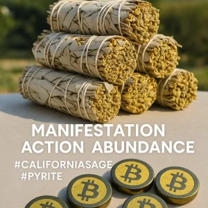California Sage Pyrite Coin Combo